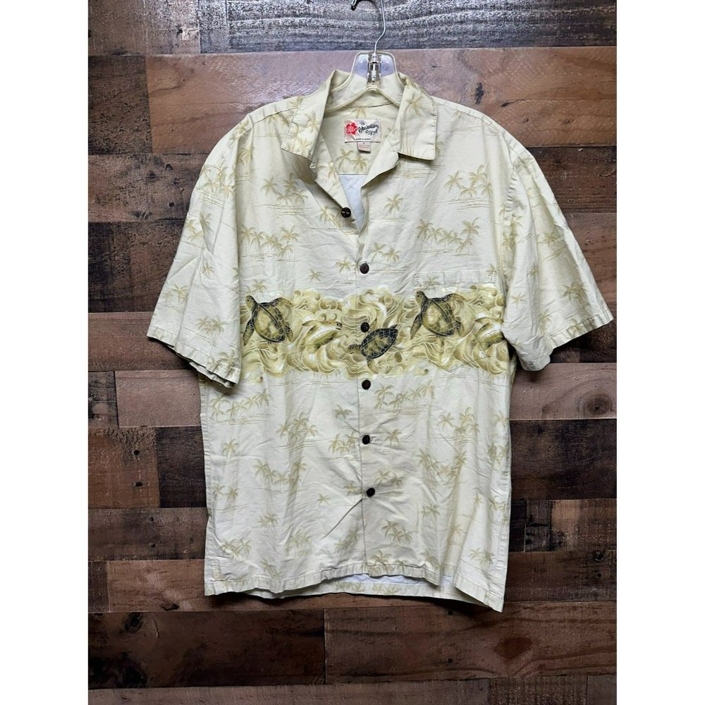 Hilo Hatties‎ Men's Short Sleeve Button Up Size Medium